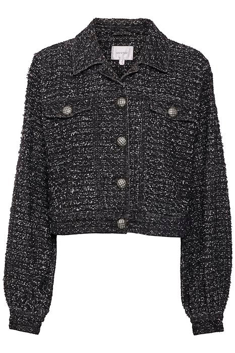 JeanettaGZ Short Jacket - Distressed Black