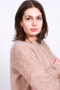 Mirabella Mohair Sweater - Camel - Ella & il - Gensere - VILLOID.no