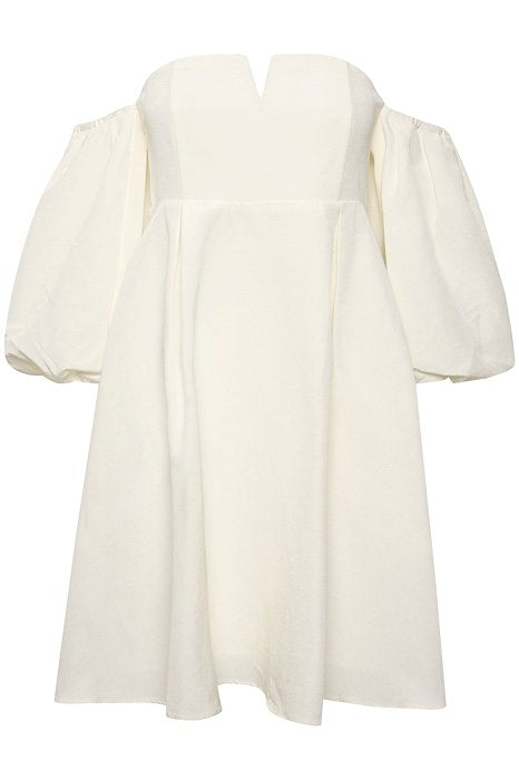 DaniGZ Off Shoulder Klänning - Egret