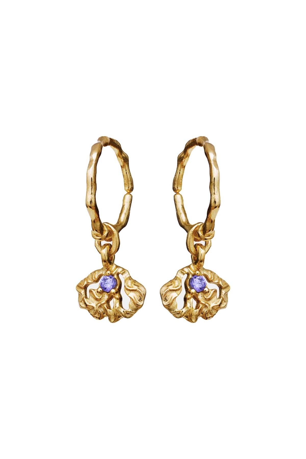Kendra Earring - Gold - Maanesten - Tilbehør - VILLOID.no