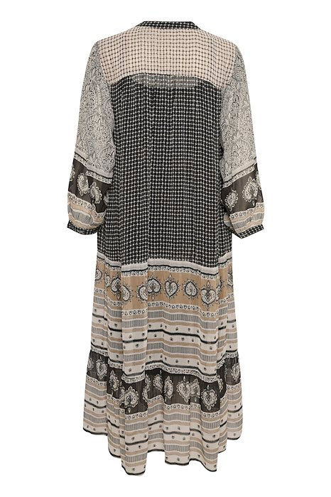 OrkidePW Dress - Black Border Print