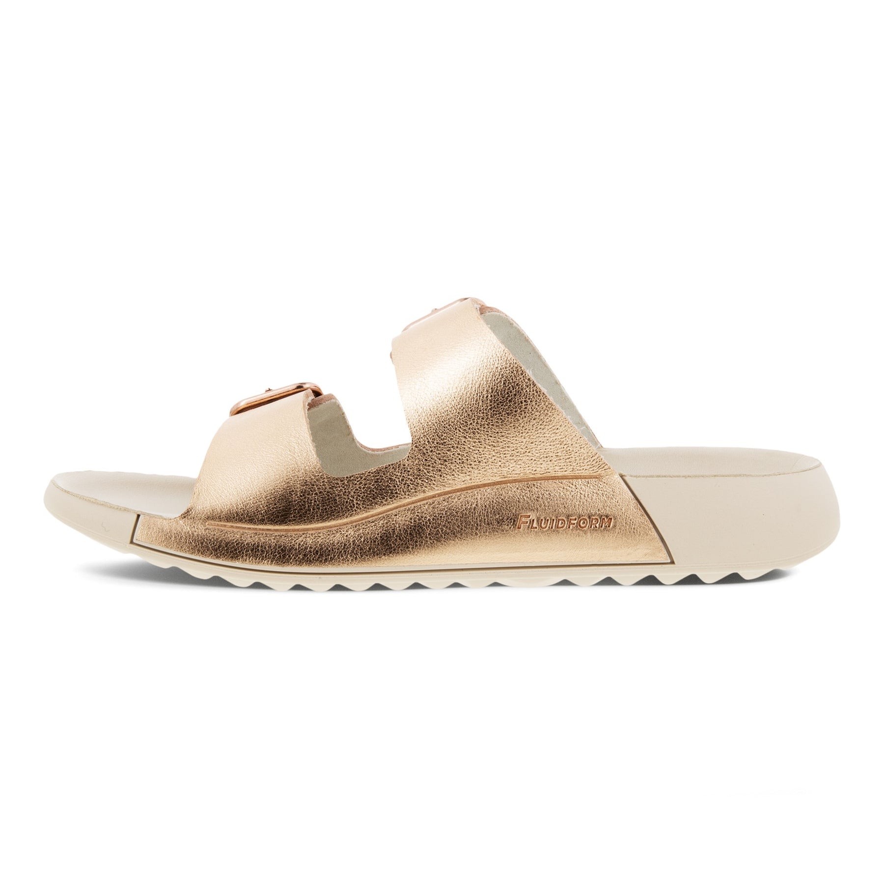 2nd Cozmo W Flat Sandal - Hammered Bronze