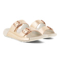 2nd Cozmo W Flat Sandal - Hammered Bronze