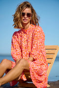 Imogene Sh. Dress - Orange Mix