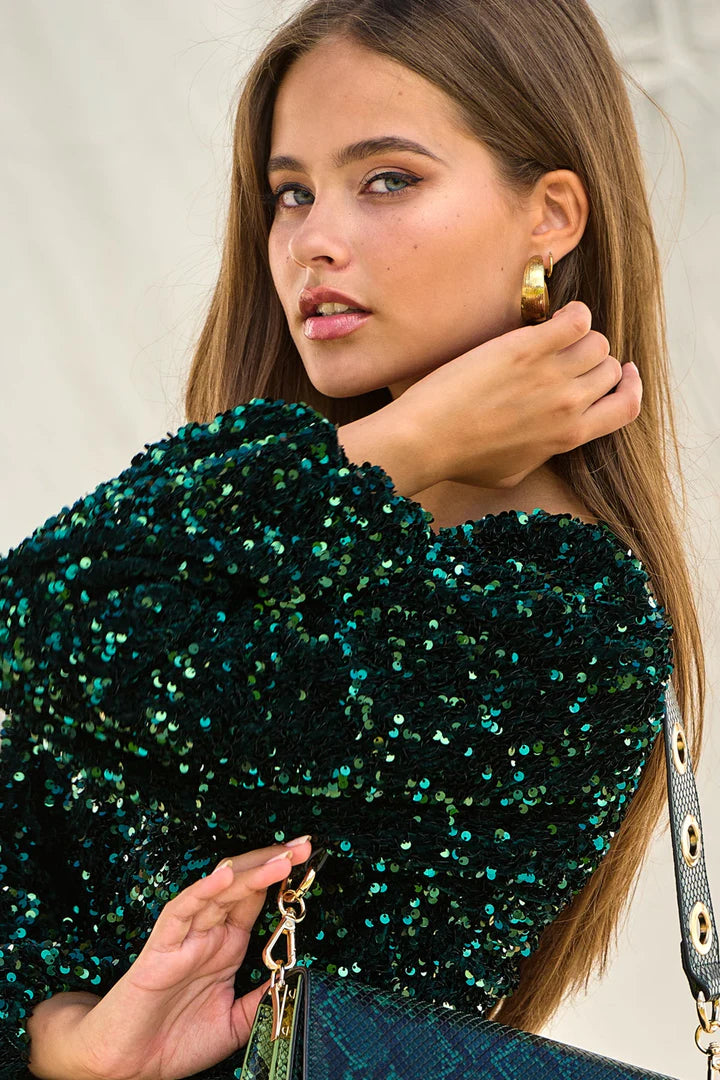 Teagan Lg Dress - Green