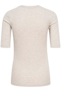 DagnaIW Melange T-Shirt - Ecru