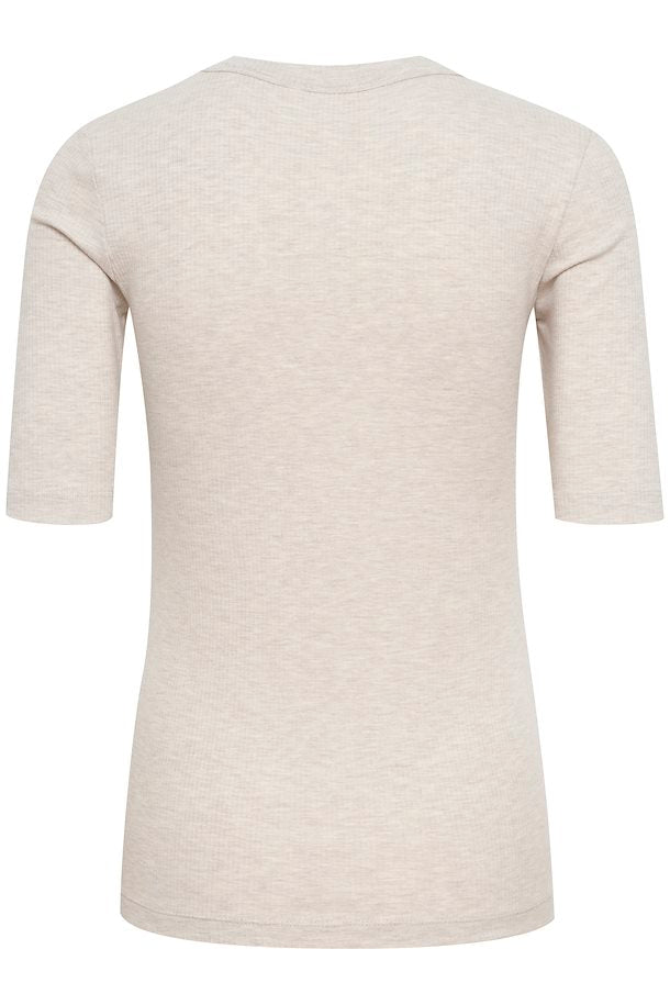 DagnaIW Melange T-Shirt - Ecru