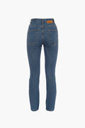 Mid Rise Vintage Straight - Dark Blue