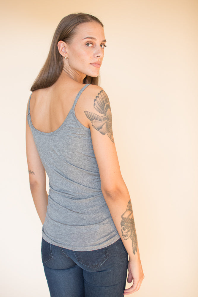 Women's Singlet - Grey Melange - The Product - T-skjorter & Topper - VILLOID.no