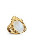 Goddess Ring Moonstone - Gold