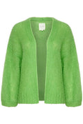 RastinaPW Cardigan - Grass Green