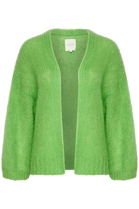 RastinaPW Cardigan - Grass Green