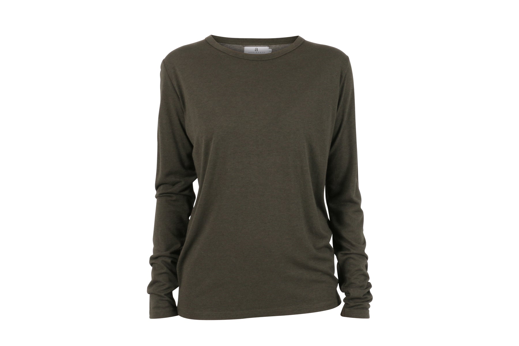 Mørkegrønn Arniesays: Lux Wool T-Shirt - ArnieSays - Bluser & Skjorter - VILLOID.no