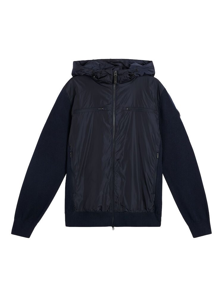Ben Hybrid Knitted Jacket - Jl Navy