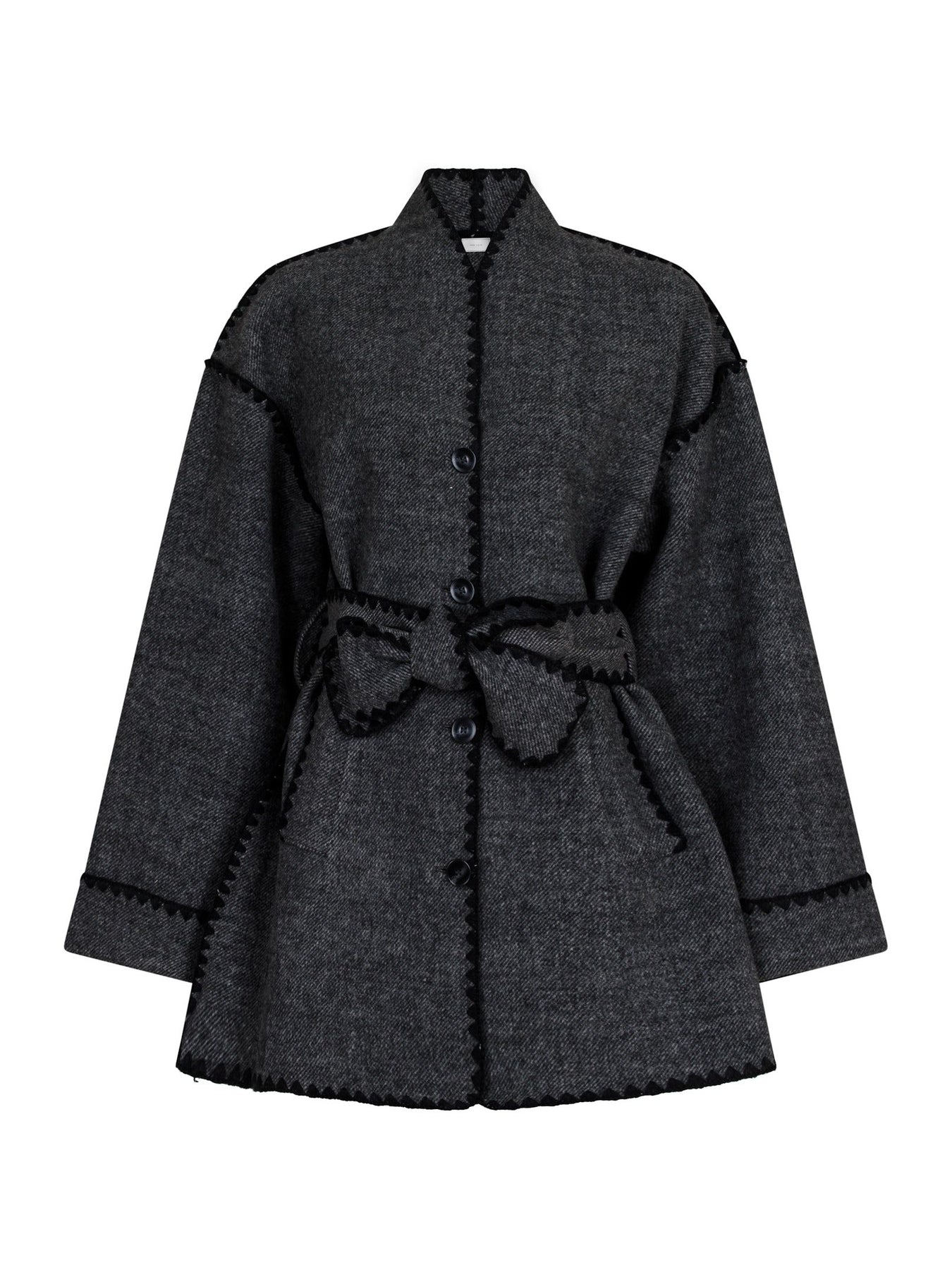 Frenchie Wool Jacket - Black