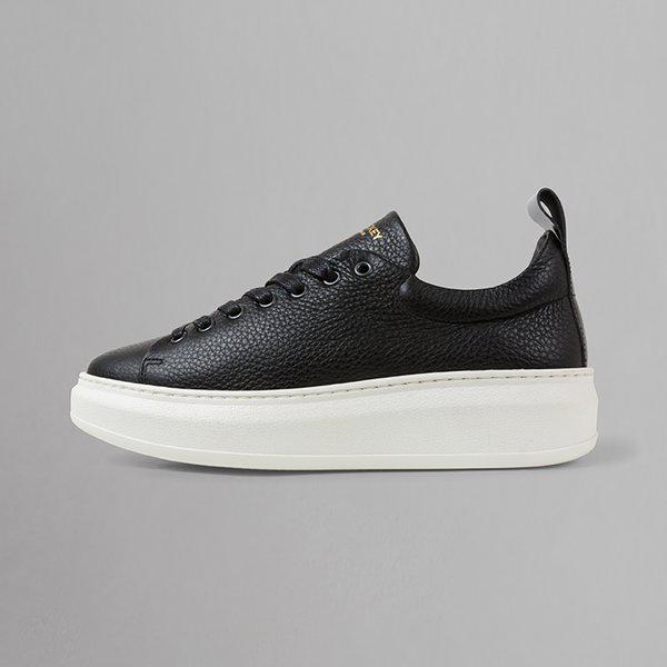 Club Tech - Tumbled Leather - Black - Jim Rickey - Sko - VILLOID.no