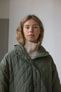 Afterski Poncho - Dusty Olive