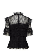 Rachel Blouse - Black - By Malina - Bluser & Skjorter - VILLOID.no