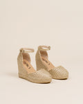 Cile Tessuto Raffia - Platino
