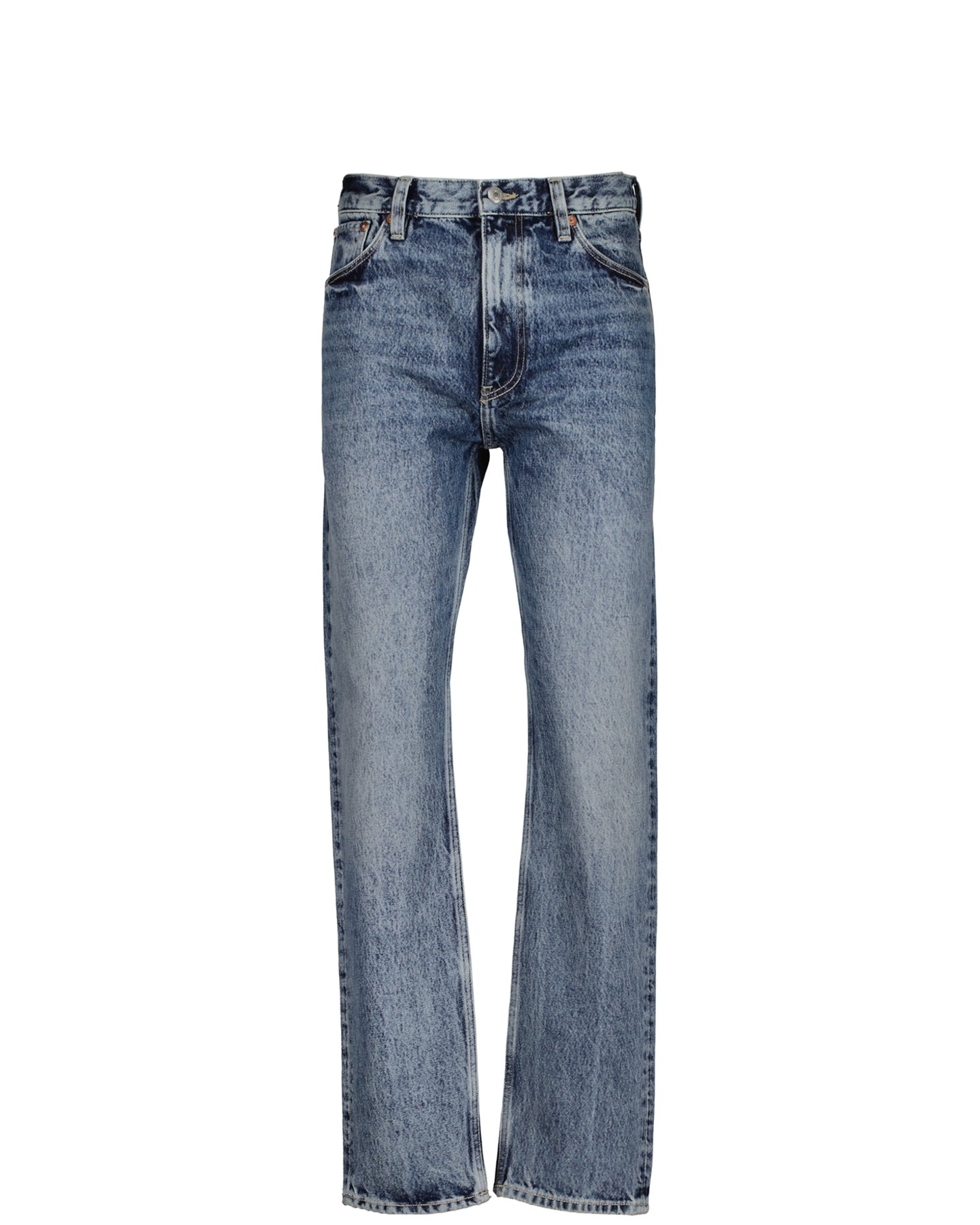 D1. Hayes Vintage Wash Denim - Semi Light Blue Vintage