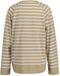 Logo Striped Ls T-Shirt - Dark Khaki