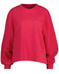 Logo Volume C-Neck Sweat - Magenta Pink