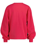 Logo Volume C-Neck Sweat - Magenta Pink