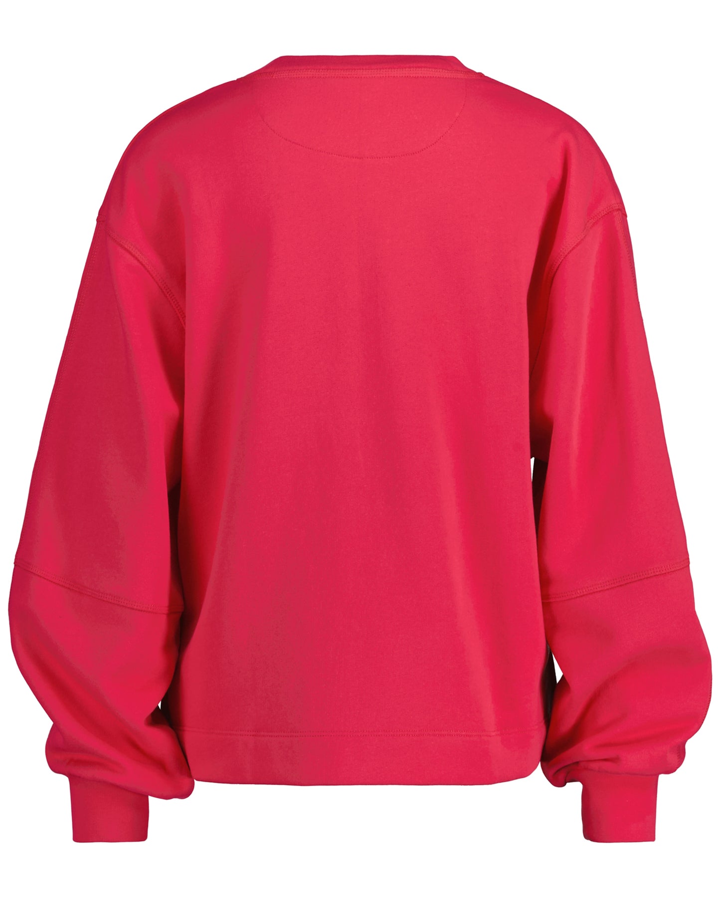 Logo Volume C-Neck Sweat - Magenta Pink