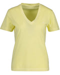 Sunfaded V-Neck Ss T-Shirt - Lemonade Yellow