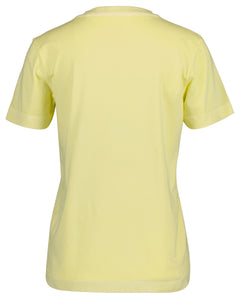 Sunfaded V-Neck Ss T-Shirt - Lemonade Yellow
