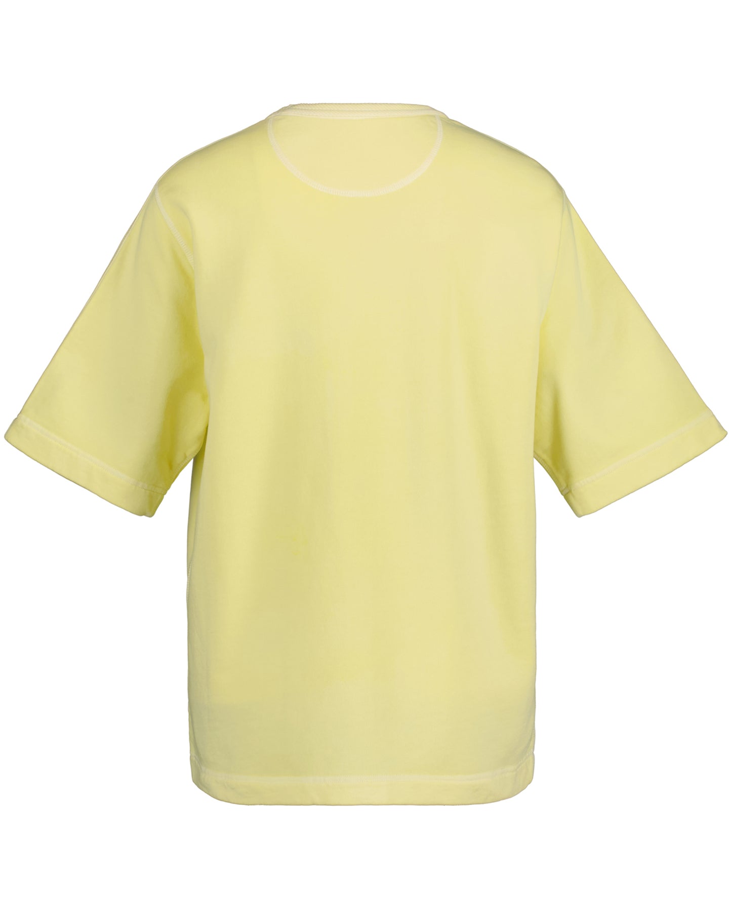 Sunfaded Ss C-Neck Sweat - Lemonade Yellow