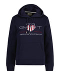 Rel Archive Shield Hoodie - Evening Blue