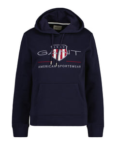 Rel Archive Shield Hoodie - Evening Blue