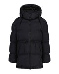 Mid Length Down Jacket - Ebony Black