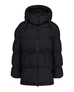 Mid Length Down Jacket - Ebony Black