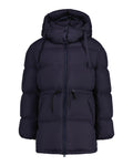 Mid Length Down Jacket - Evening Blue