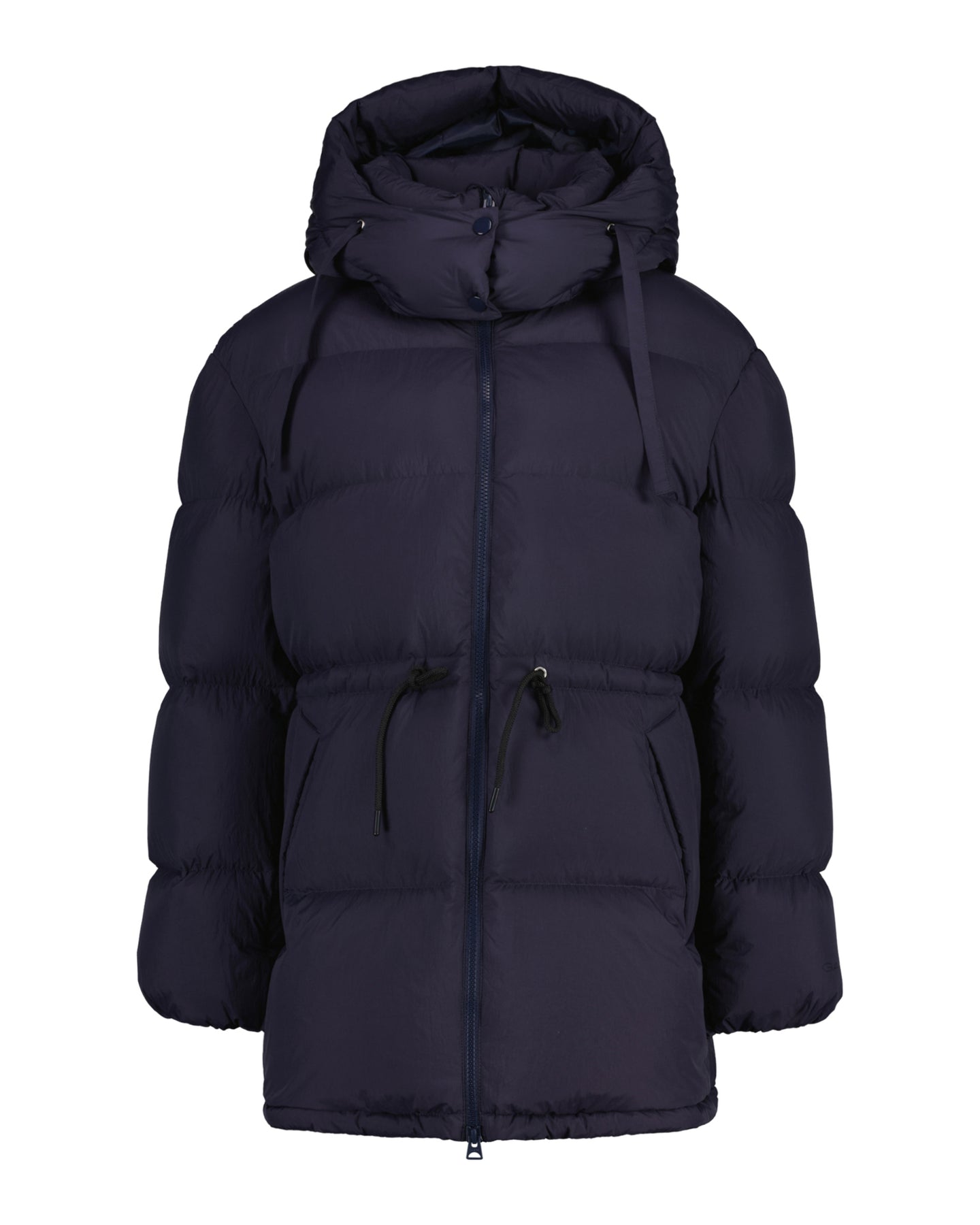 Mid Length Down Jacket - Evening Blue