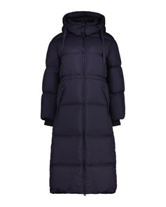 Full Length Down Coat - Evening Blue