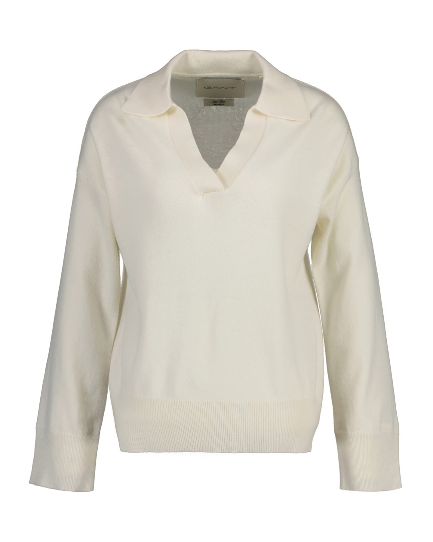 Superfine Lambswool Rugger - Cream