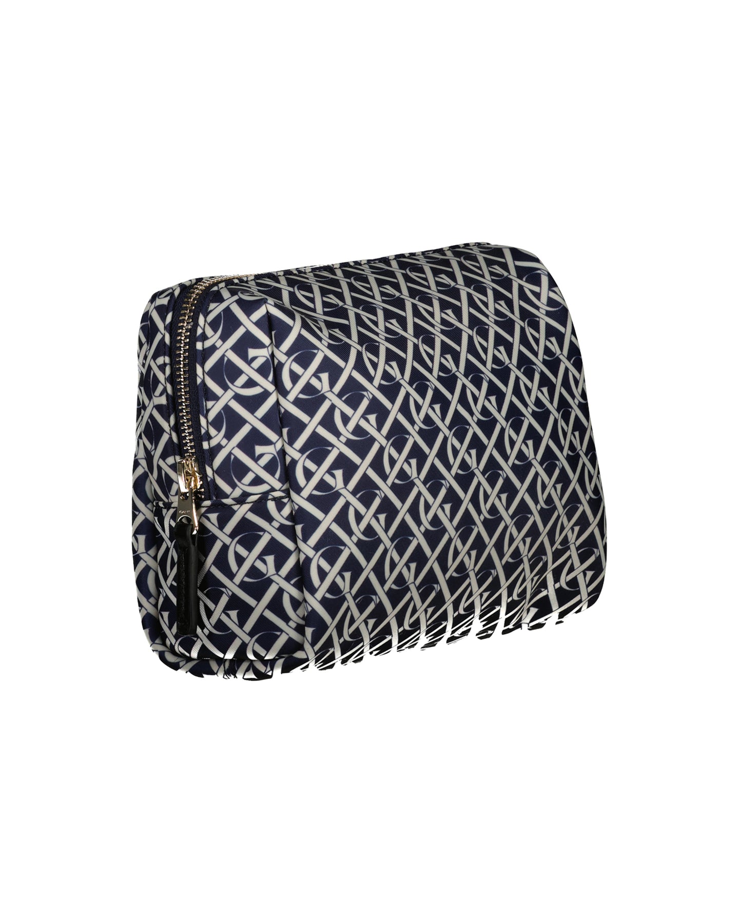 Monogram Print Makeup Bag - Evening Blue
