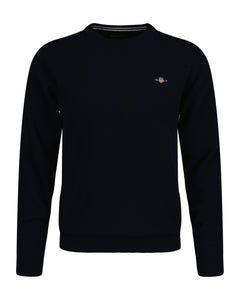 Superfine Lambswool C-Neck - Marine