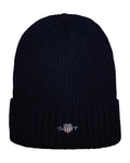 Shield Wool Beanie  - Unisex - Marine