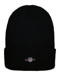 Shield Wool Beanie - Unisex - Black