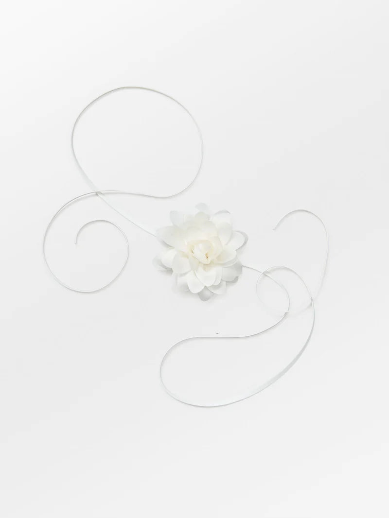 Flowria Choker - Eggnog Off White
