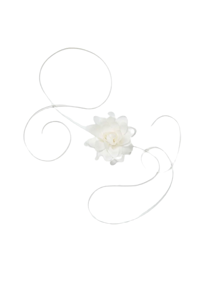 Flowria Choker - Eggnog Off White
