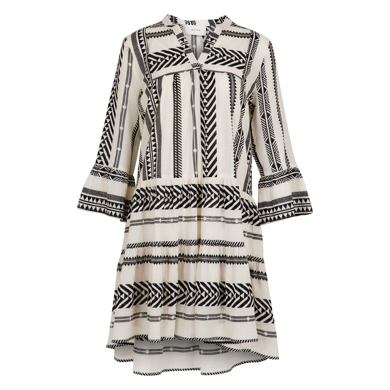 Gunvor Aztec Dress - Black - Neo Noir - Kjoler - VILLOID.no