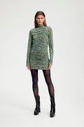MiliaGZ Dress - Green/Blue Brush