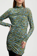 MiliaGZ Dress - Green/Blue Brush