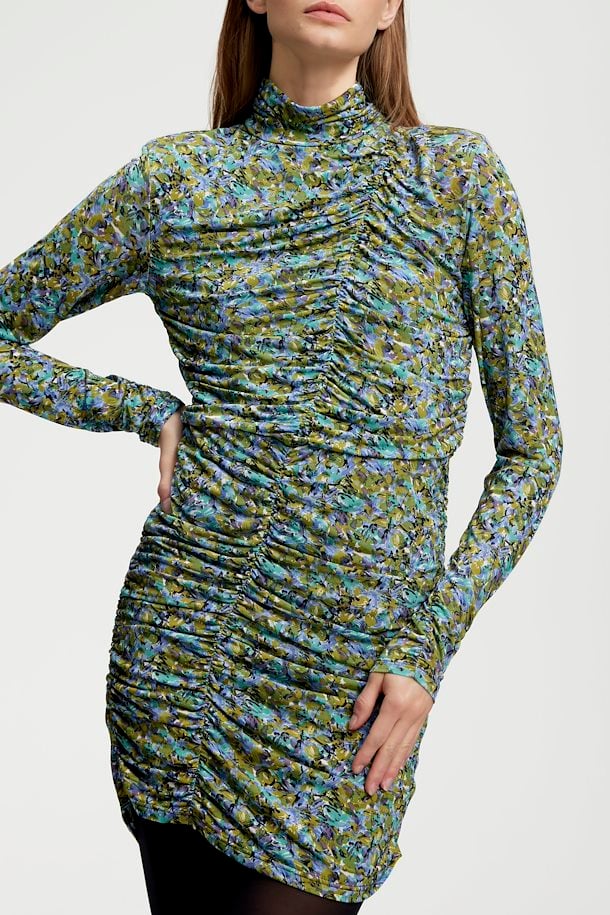 MiliaGZ Dress - Green/Blue Brush