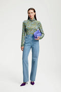 MiliaGZ Rollneck - Green/Blue Brush